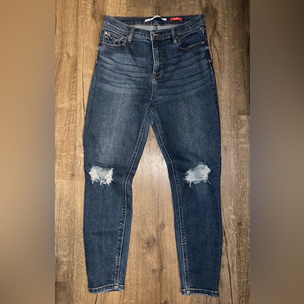 Celebrity Pink Distressed Skinny Jeans